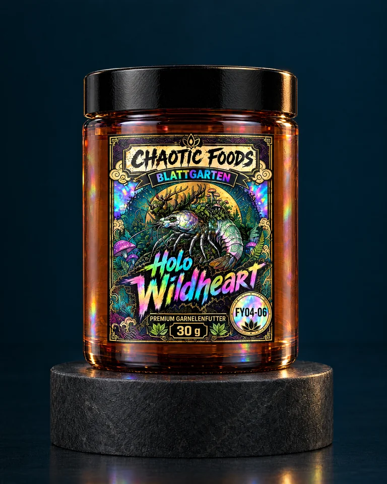 BLATTGARTEN, Holo Wildheart, 30 g – KI-Verpackungsvisualisierung