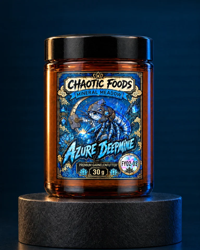 MINERAL MEADOW, Azure Deepmine, 30 g – KI-Verpackungsvisualisierung